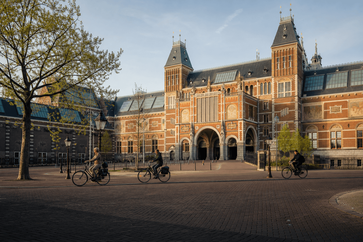 Editorial museum district in Amsterdam