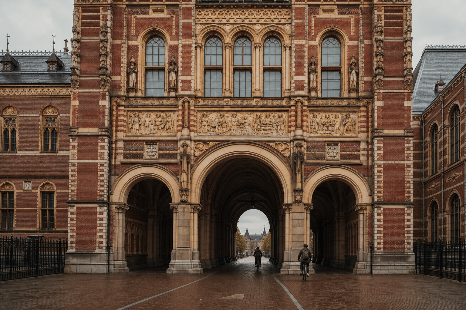 The arched passage beneath the Rijksmuseum