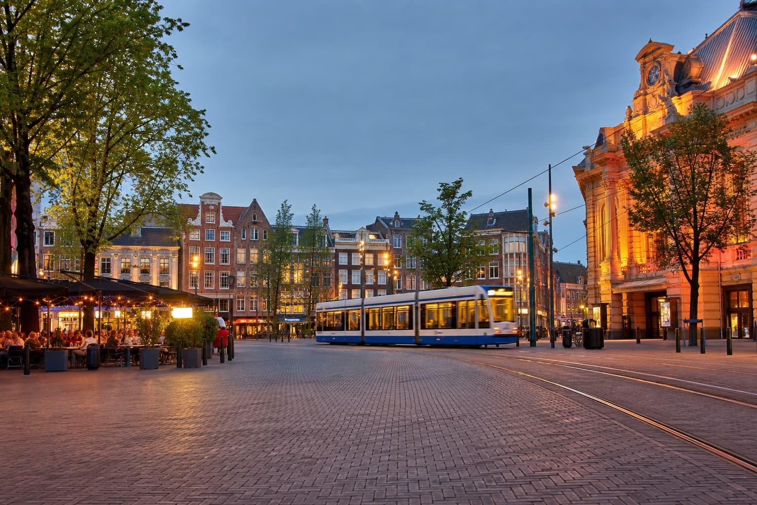 Leidse Square in Amsterdam