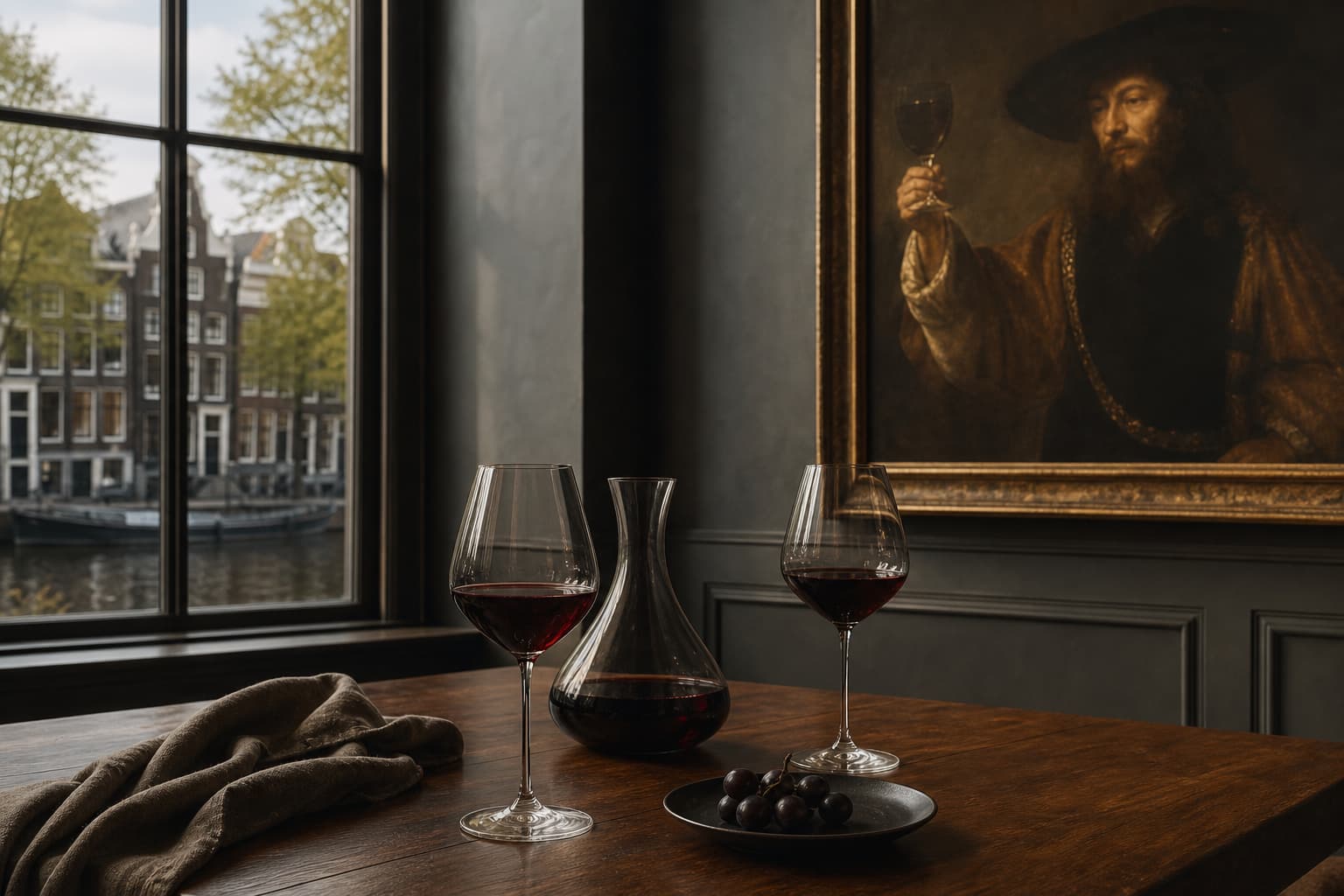 Rembrandt van Wine in Amsterdam