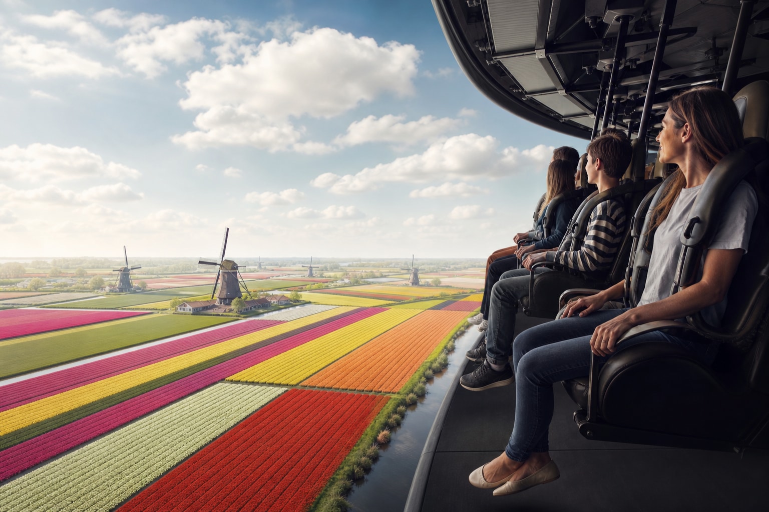 AI-generated editorial illustration inspired by This is Holland in Amsterdam