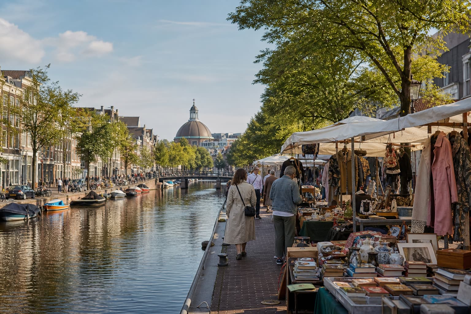 Waterlooplein Market in Amsterdam