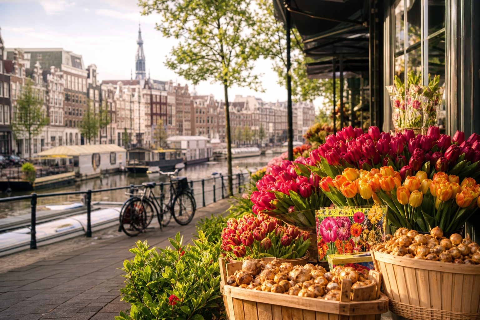 From Waterborne Trade to Modern Landmark at Amsterdam Flower Market
