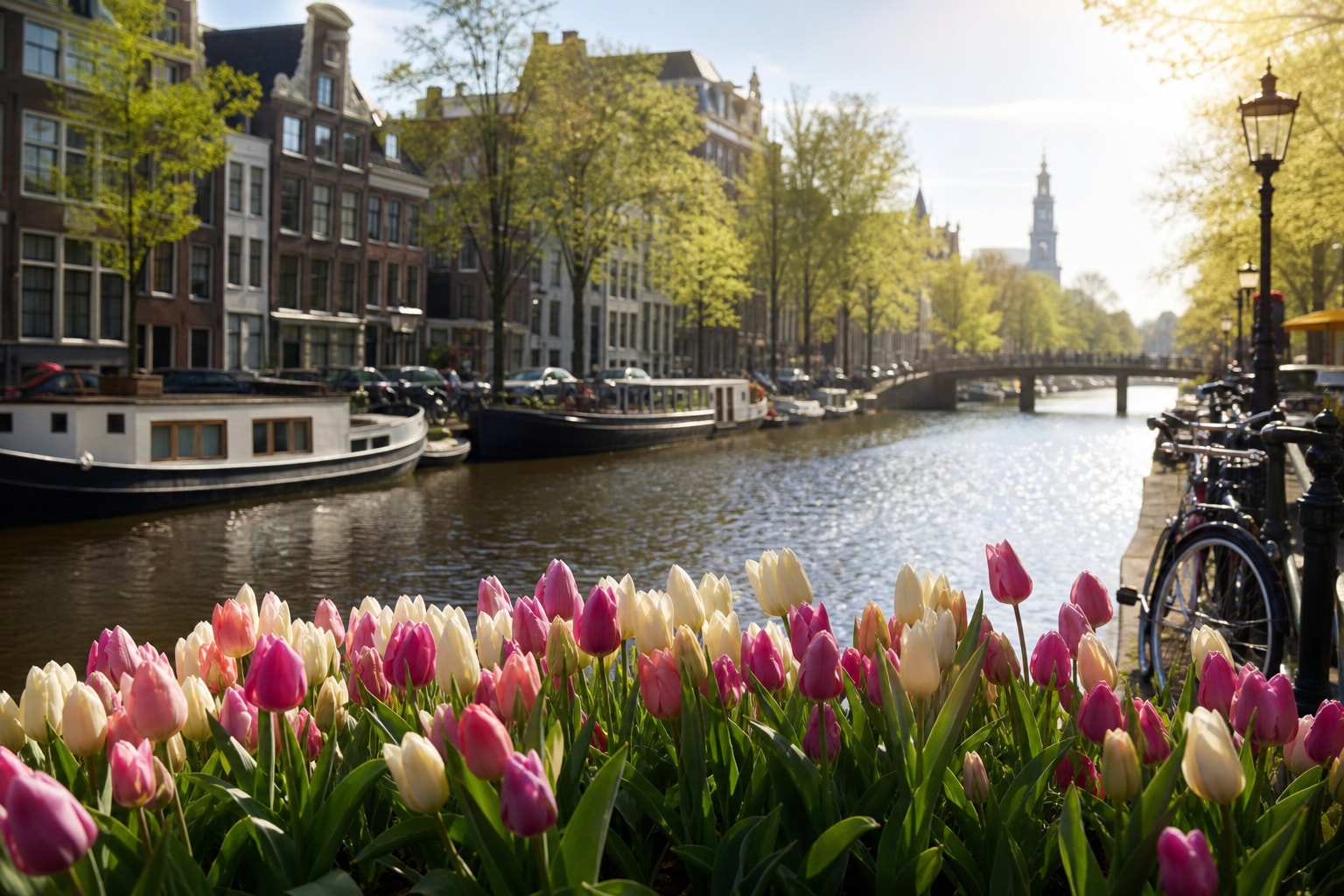 Icons of the Waterway at Canals of Amsterdam