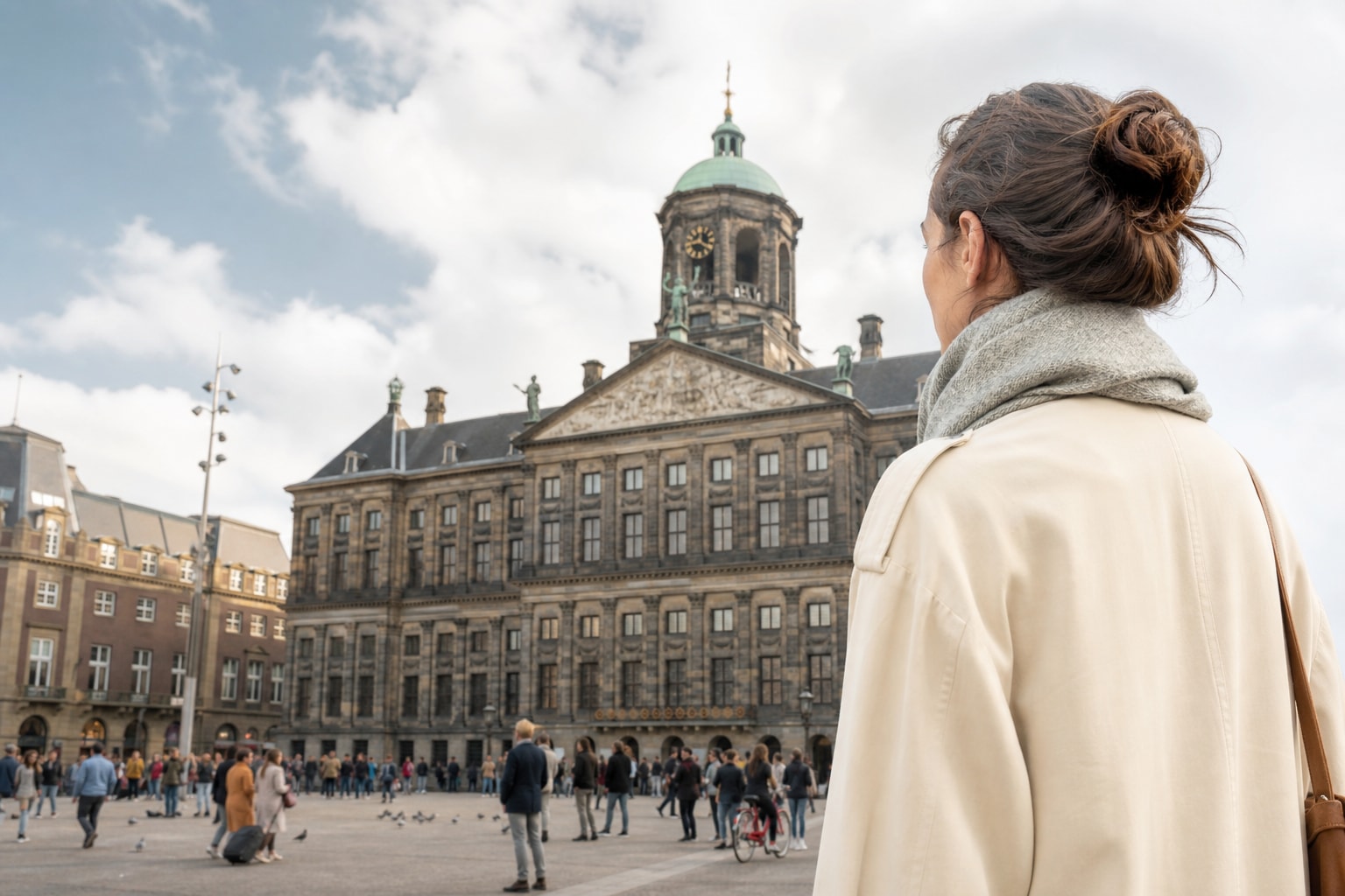 From River Dam to Royal Square at Dam Square