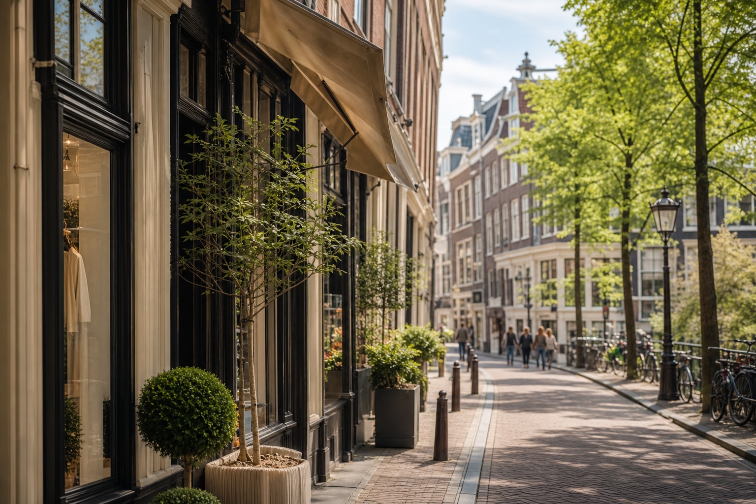 Boutiques and Views at Huidenstraat