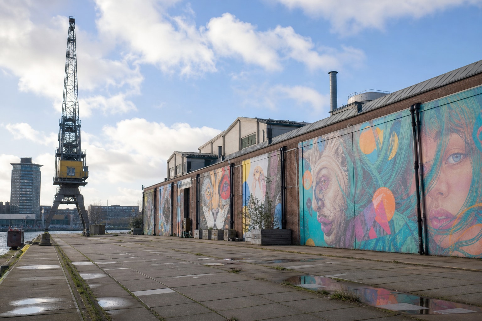 From Shipyard to Street Art Hub at STRAAT Museum